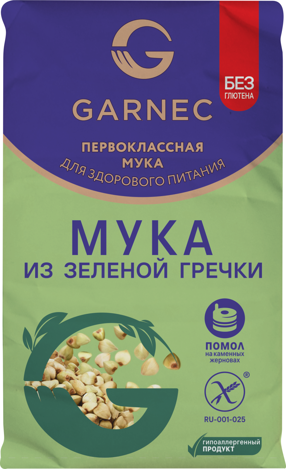 Мука Garnec Гречневая без глютена 500г — в каталоге на сайте сети Магнит |  Краснодар