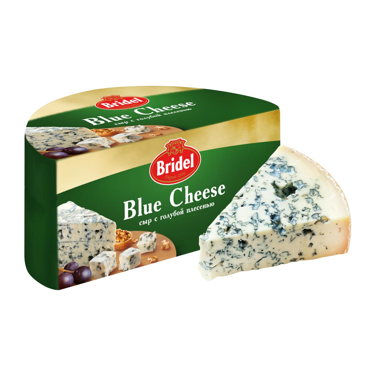 Сыр Bridel Blue Cheese с голубой плесенью 51% весовой — в каталоге на сайте  сети Магнит | Краснодар