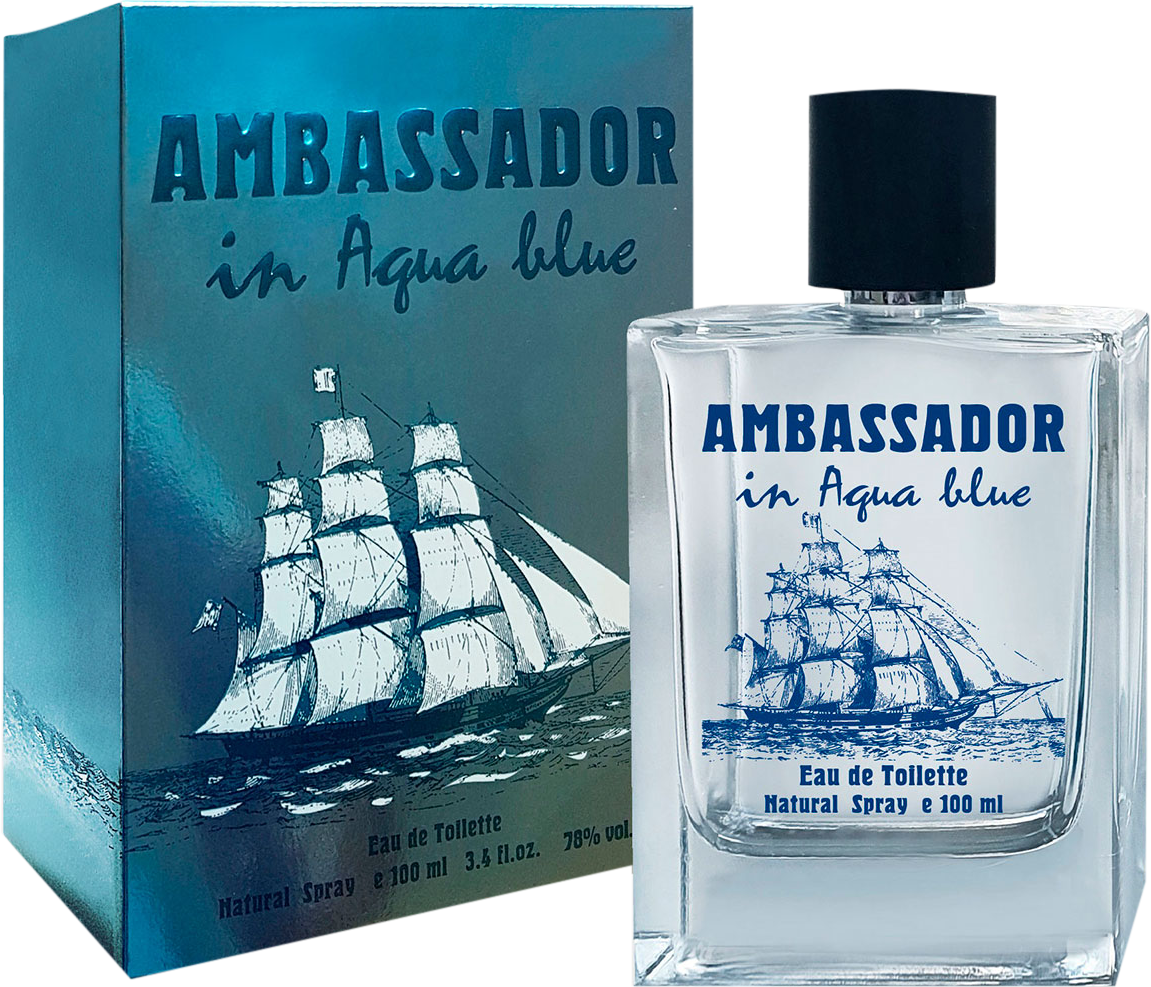 Туалетная вода Ambassador In Aqua Blue для мужчин 100мл — в каталоге на  сайте Магнит Косметик | Краснодар