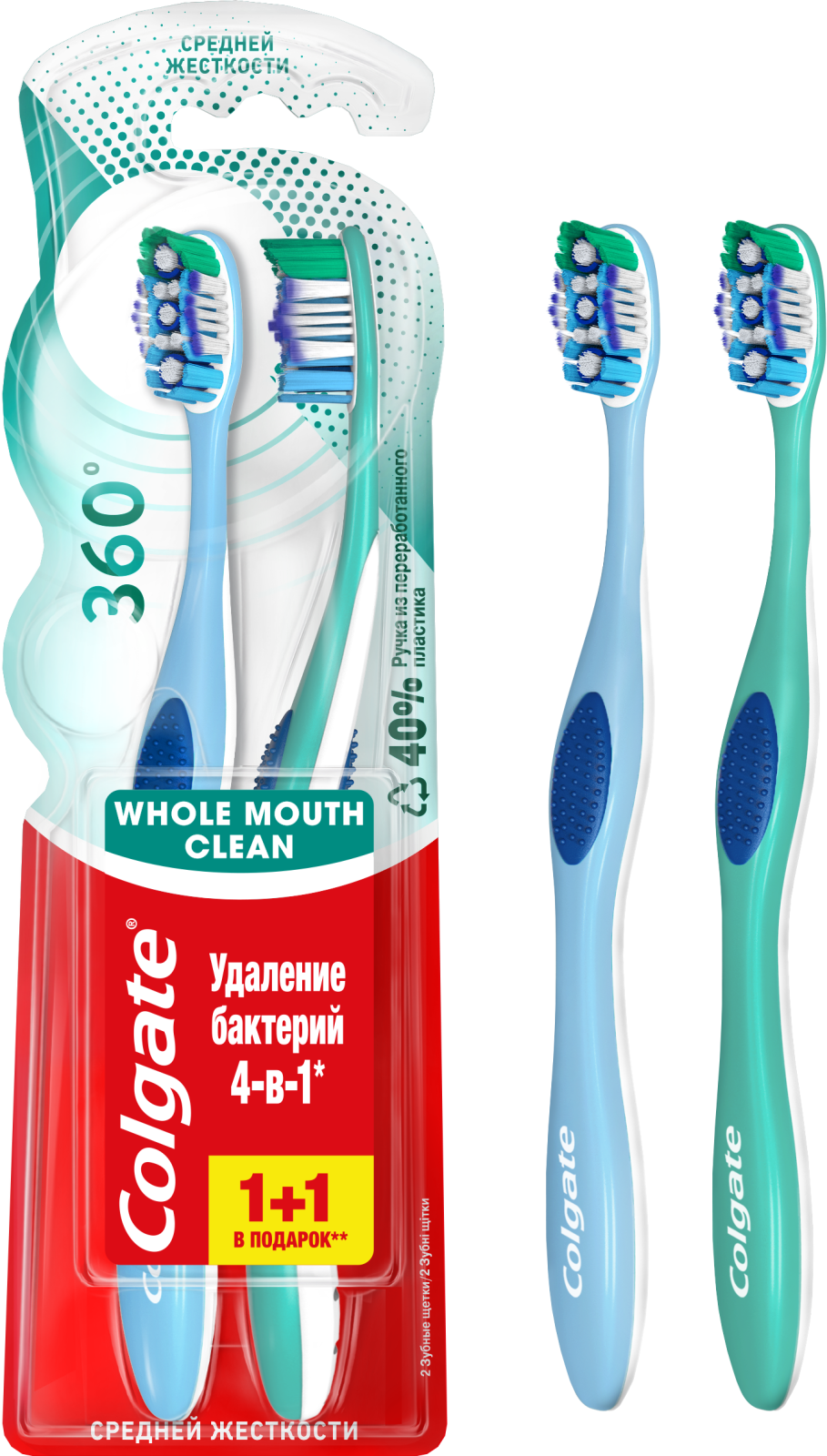 Зубная щетка Colgate 360 cуперчистота средней жесткости 1 + 1 — в каталоге  на сайте Магнит Косметик | Краснодар