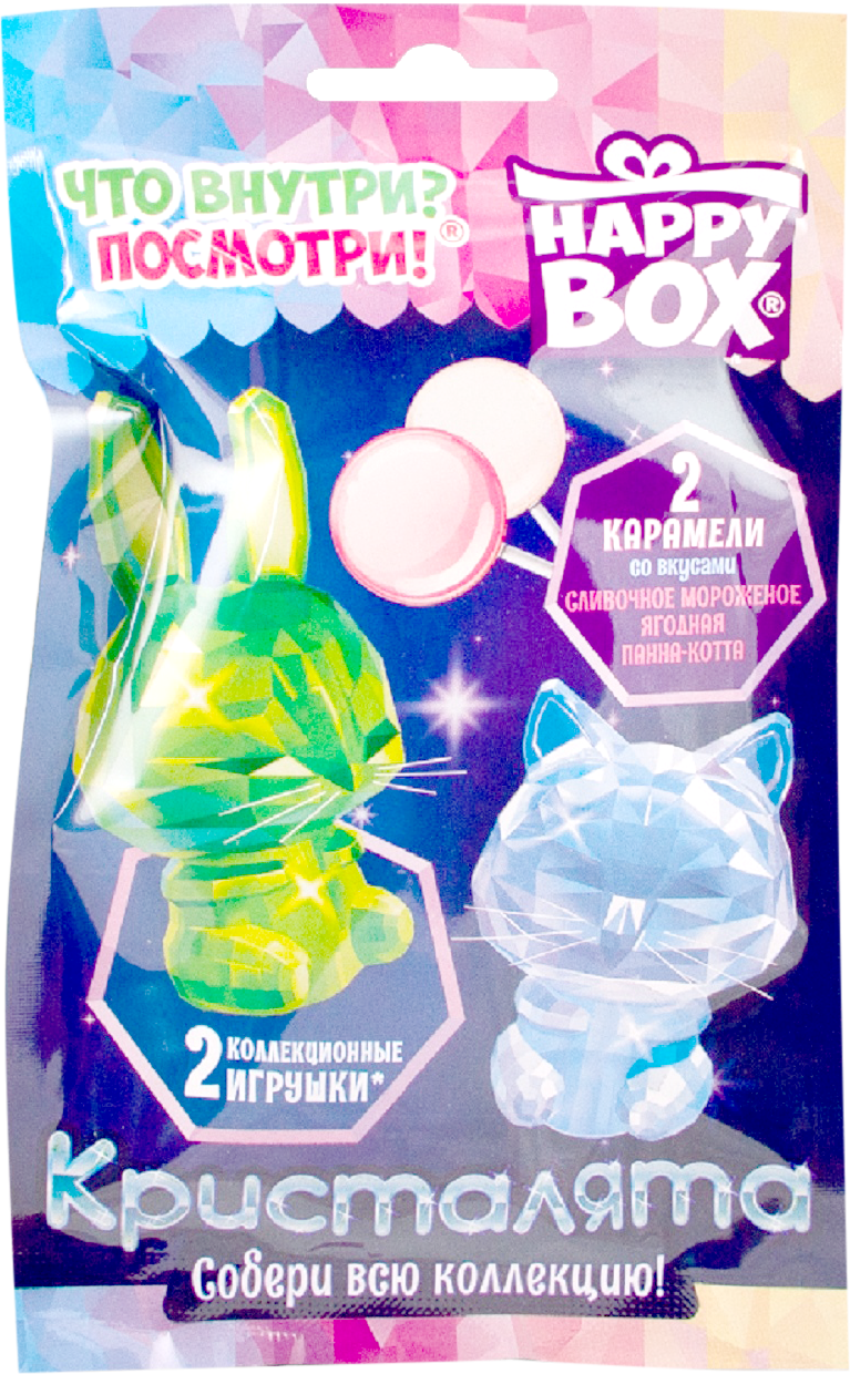 Карамель Happy Box Кристалята с игрушкой 20г — в каталоге на сайте сети  Магнит | Краснодар