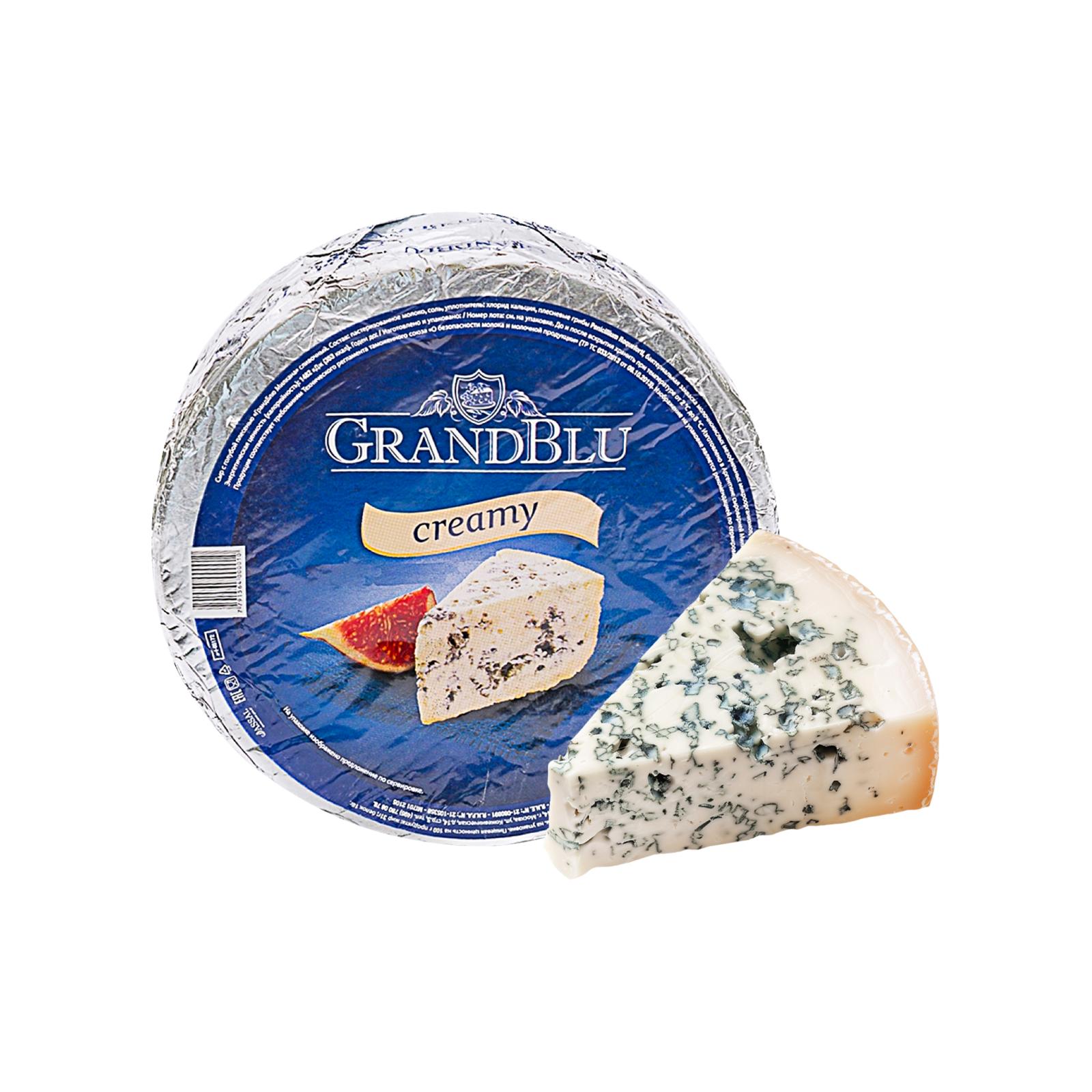 Сыр Grandblu Creamy с голубой плесенью 56% весовой — в каталоге на сайте  сети Магнит | Краснодар