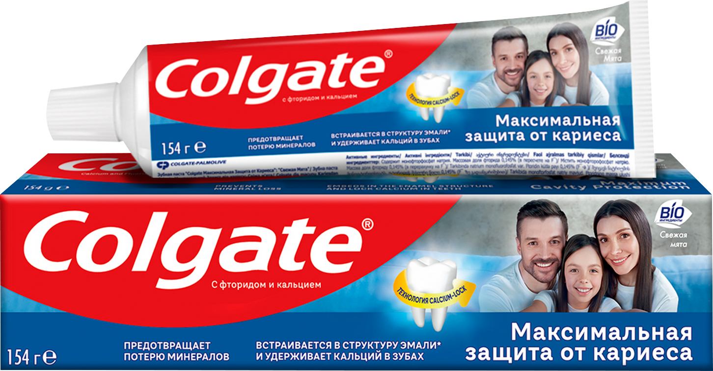 Зубная паста Colgate Максимальная защита от кариеса 100мл — в каталоге на  сайте Магнит Косметик | Краснодар