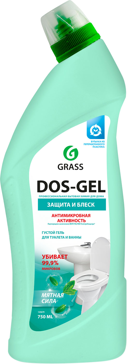 Чистящий гель Dos Gel Мятная сила Универсальный 750мл — в каталоге на сайте  Магнит Косметик | Краснодар