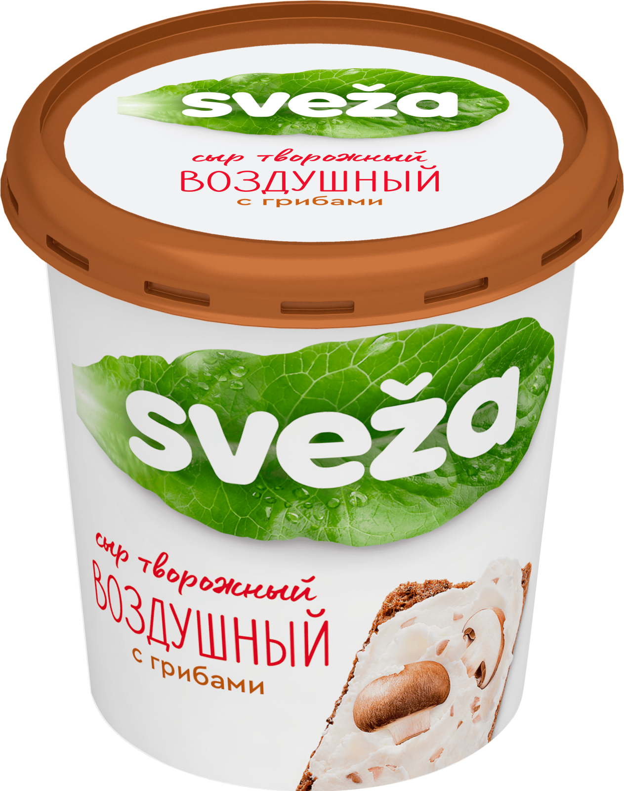 Сыр творожный Sveza Воздушный с грибами 60% 150г — в каталоге на сайте сети  Магнит | Краснодар