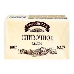 Отзывы на Масло сладко-сливочное Брест-Литовск 82.5% 180г