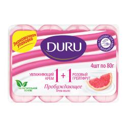Отзывы на Мыло Duru 1 + 1 Soft Sens розовый Грейпфрут 4*80г