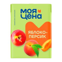 Отзывы на Напиток Моя цена Яблочно-персиковый 200мл