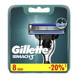 Отзывы на Кассеты для бритья Gillette Mach3 8шт