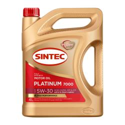 Отзывы на Масло синтетическое Sintec Platinum 7000 5W-30 A3/B4 SL/CF 4л