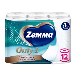 Отзывы на Туалетная бумага Zemma Only 1 12 рулонов 4 слоя
