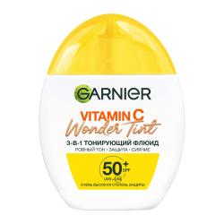 Отзывы на Тональный флюид для лица Солнцезащита Медиум 3в1 SPF 50+ Garnier