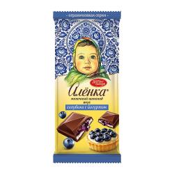 Отзывы на Молочный шоколад со вкусом голубики с йогуртом Аленка 87г
