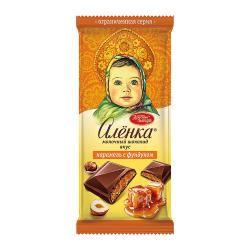Отзывы на Молочный шоколад со вкусом карамели с фундуком Аленка 87г