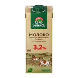 Отзывы на Молоко Село Зеленое ультрапастеризованное 3.2% 950мл