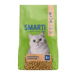 Отзывы на Наполнитель для кошачьего туалета Smarti Joy древесный 2.8кг