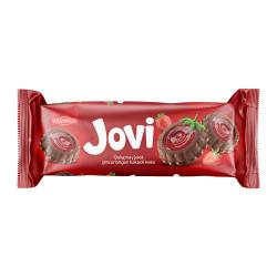 Отзывы на Кекс с клубничным желе в глазури Jovi 180г