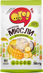 Отзывы на Мюсли Ого Классические фруктовый микс 400г/350г
