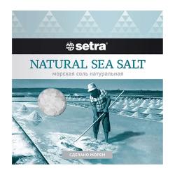Отзывы на Морская соль натуральная Setra 500г