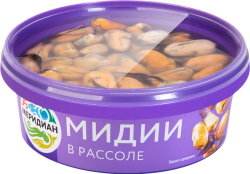 Отзывы на Мидии в рассоле Меридиан 270г
