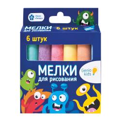 Отзывы на Мелки для рисования 6 цветов Genio Kids