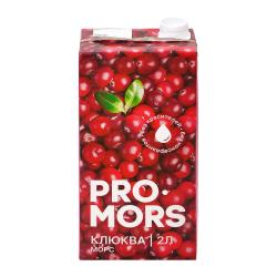 Отзывы на Морс Pro Mors клюквенный 1л
