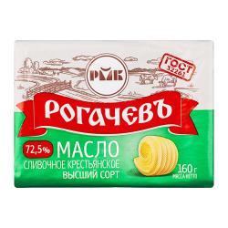 Отзывы на Масло сливочное Рогачевъ крестьянское 72.5% 160г