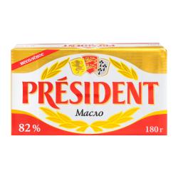 Отзывы на Масло сливочное President несоленое 180г