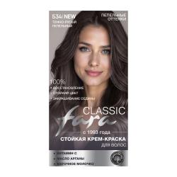 Отзывы на Стойкая краска для волос тон 534 Темно-русый пепельный Fara Classic