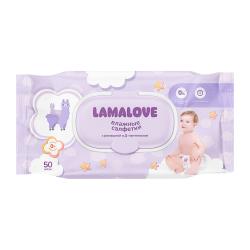 Отзывы на Влажные салфетки Lamalove детские с клапаном 50шт