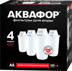 Отзывы на Комплект сменных блоков для фильтра-кувшина Аквафор А5 4шт