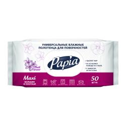 Отзывы на Влажные полотенца для поверхностей универсальные Bali Flower Papia 50шт