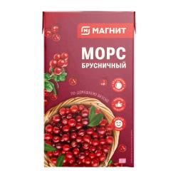Отзывы на Морс Магнит брусничный 1л