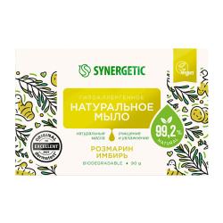 Отзывы на Мыло Synergetic туалетное Гипоаллергенное Натуральное розмарин и имбирь 90г